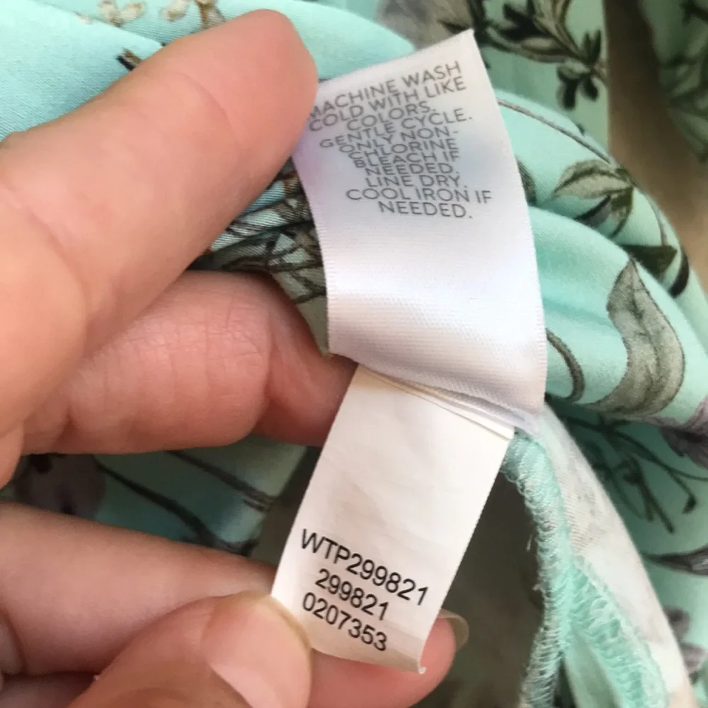 J Jill Floral Bird Print Women's Top - Picture 13 of 16